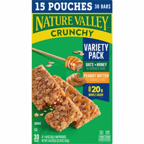 Nature Valley Variety Pack Crunchy Granola Bars Perspective: top