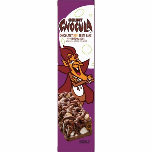 Count Chocula Halloween Mini Treat Bars with Marshmallows Perspective: top