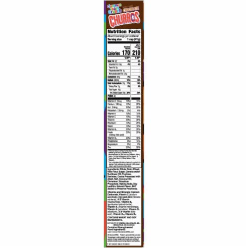 Cinnamon Toast Crunch Chocolate Churros Breakfast Cereal Perspective: top