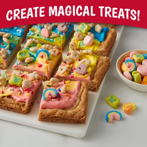 General Mills Lucky Charms with Marshmallows Family Size Cereal Perspective: top