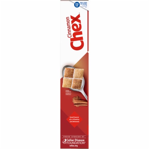 General Mills Cinnamon Chex Family Size Cereal Perspective: top