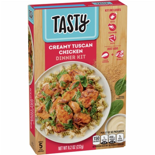 Tasty™ Creamy Tuscan Chicken Dinner Kit Perspective: top