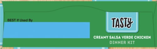 Tasty™ Creamy Salsa Verde Chicken Dinner Kit Perspective: top