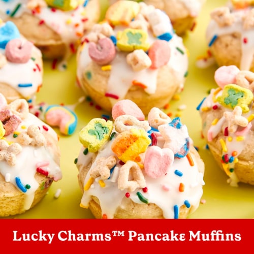 Betty Crocker Lucky Charms Pancake Kit Baking Mix Perspective: top