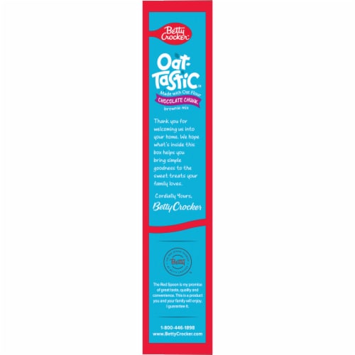Betty Crocker™ Oat-Tastic Chocolate Chunk Brownie Mix Perspective: top