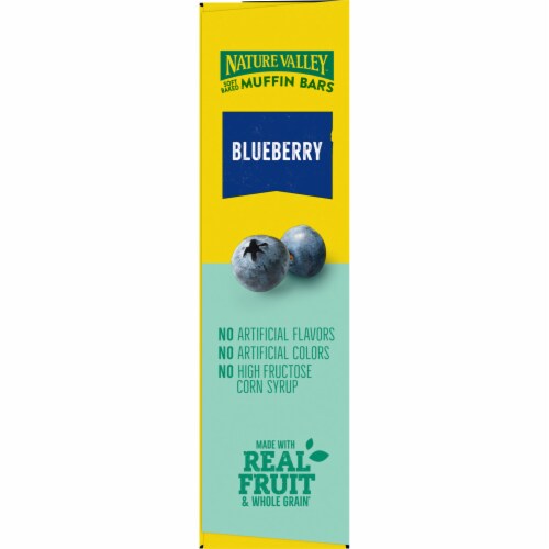 Nature Valley Soft Baked Muffin Blueberry Breakfast bars Perspective: top