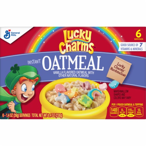 Lucky Charms™ Instant Oatmeal Perspective: top