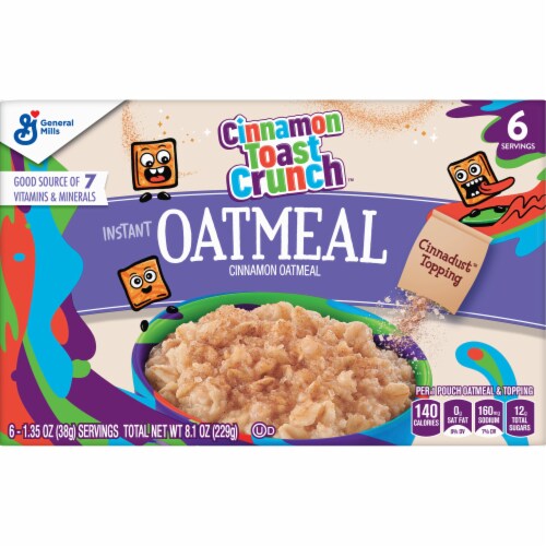 Cinnamon Toast Crunch Oatmeal Perspective: top