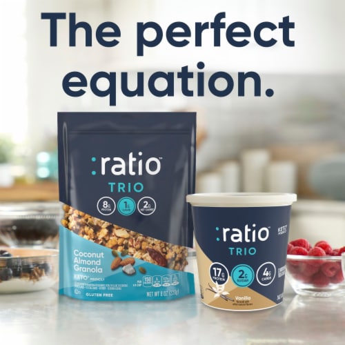 Ratio Trio Keto Friendly Coconut Almond Granola Perspective: top