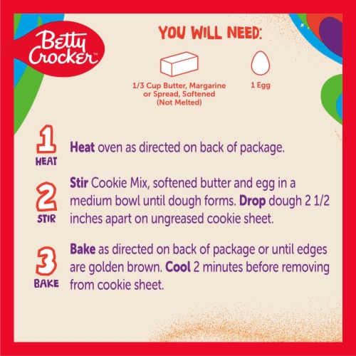 Betty Crocker Cinnamon Toast Crunch Cookie Mix Perspective: top