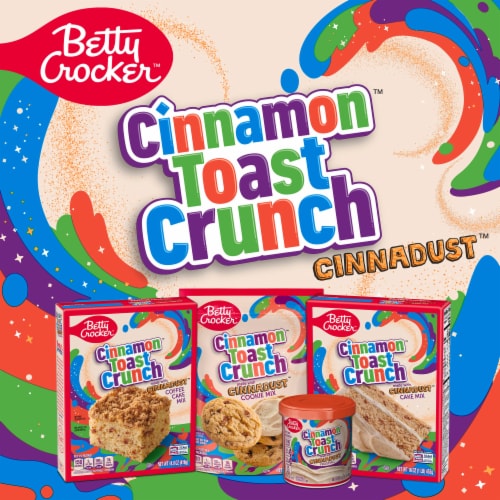 Betty Crocker Cinnamon Toast Crunch Cake Mix Perspective: top