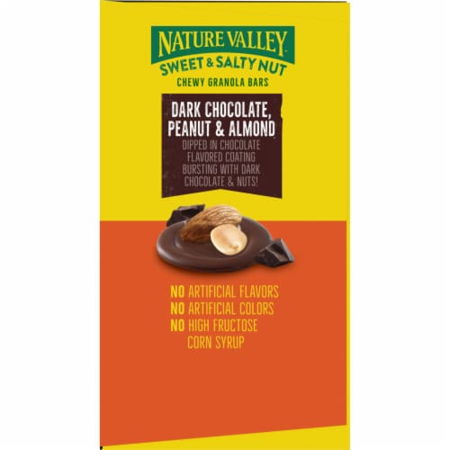 Nature Valley Dark Chocolate Peanut Almond Granola Nut Bars Perspective: top