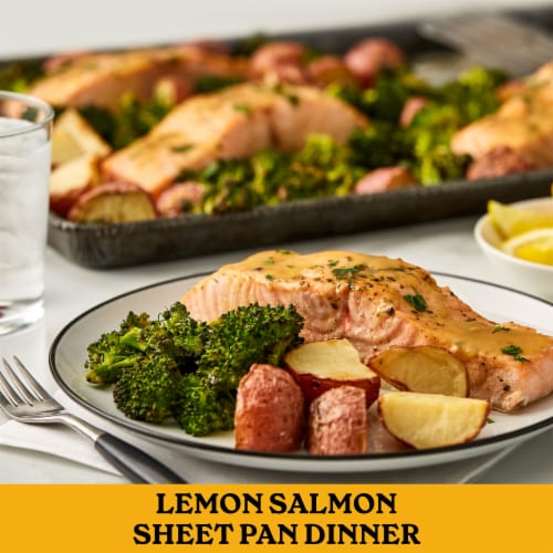 Betty Crocker Lemon Garlic Sheet Pan Dinner Starter Perspective: top