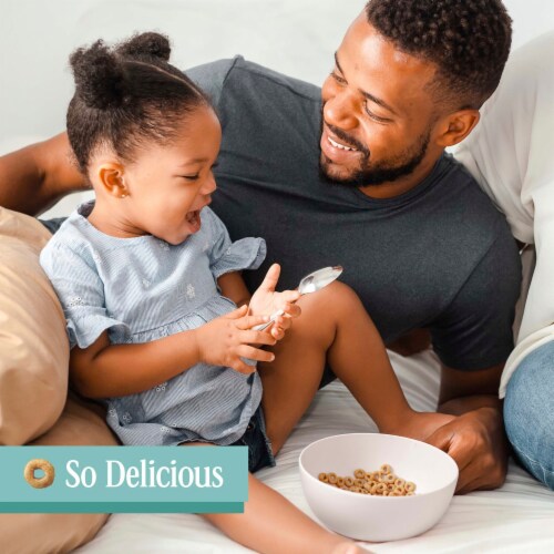 General Mills Honey Vanilla Cheerios Large Size Cereal Perspective: top