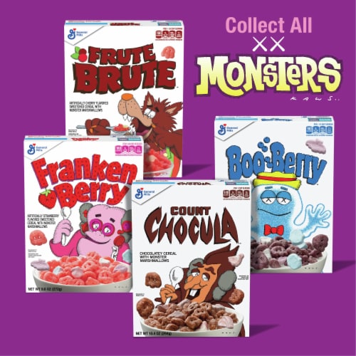 Frute Brute Halloween Breakfast Cereal Family Size Perspective: top