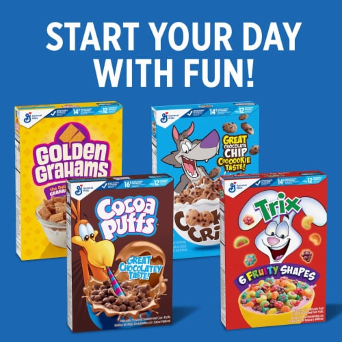 General Mills Cookie Crisp Giant Size Cereal Perspective: top