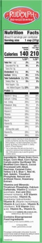 General Mills Rudolph the Red-Nosed Reindeer® Hot Cocoa Flavored Christmas Cereal Perspective: top