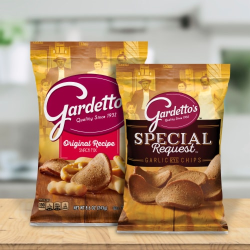 Gardetto's® Original Recipe Mix Chips Family Size Perspective: top