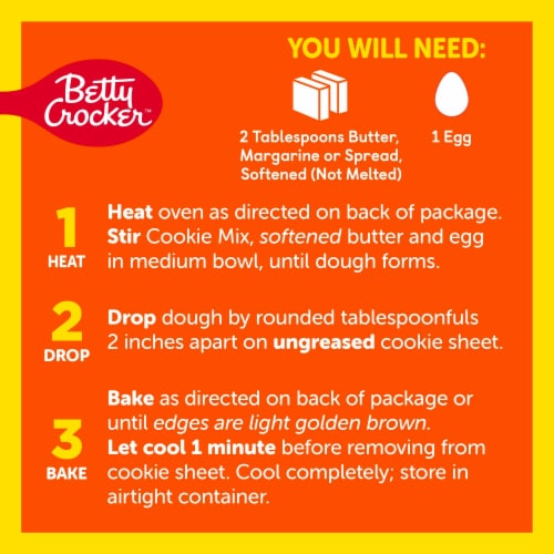 Betty Crocker Peanut Butter Cookie Mix With REESE'S PIECES Minis Candy Perspective: top