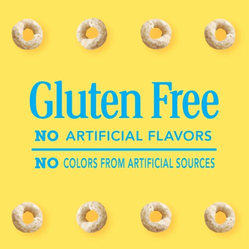 General Mills Frosted Lemon Cheerios Large Size Cereal Perspective: top