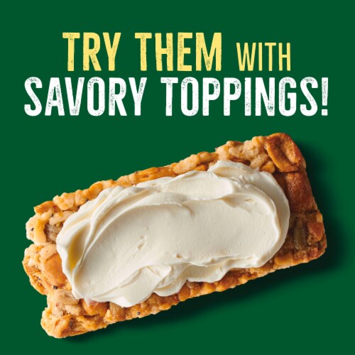 Nature Valley Everything Bagel Savory Nut Crunch Bars Bulk Lunch Box Snacks Perspective: top