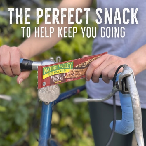 Nature Valley Peanut Butter Chocolate Wafer Bars Perspective: top