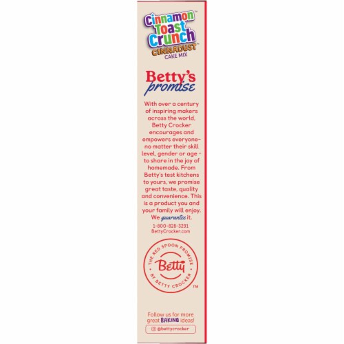 Betty Crocker Cinnamon Toast Crunch Cake Mix Perspective: top