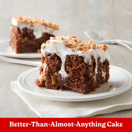 Betty Crocker™ Delights Super Moist™ German Chocolate Cake Mix Perspective: top