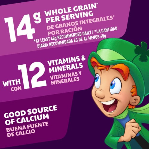 General Mills Chocolate Lucky Charms Halloween Cereal Perspective: top
