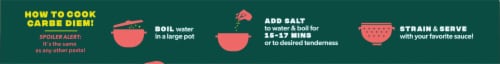 Carbe Diem!™ Spaghetti Pasta Perspective: top