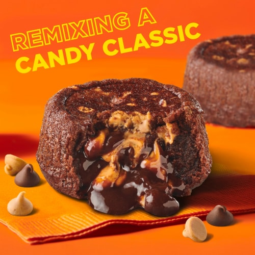 Betty Crocker Lava Cake Mix With REESE’S Peanut Butter Chips Perspective: top
