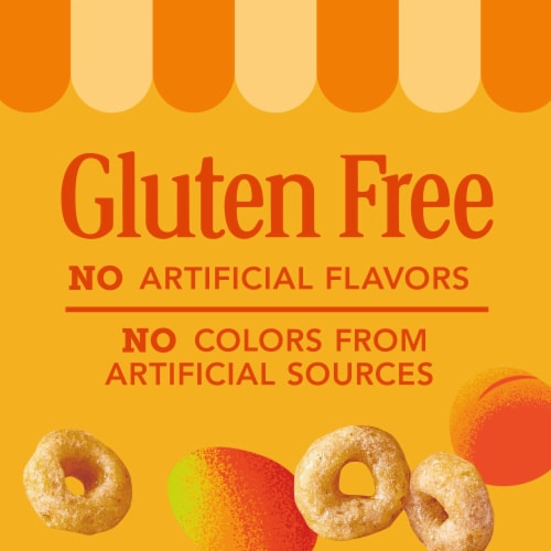 General Mills Peach Mango Cheerios Limited Edition Cereal Perspective: top