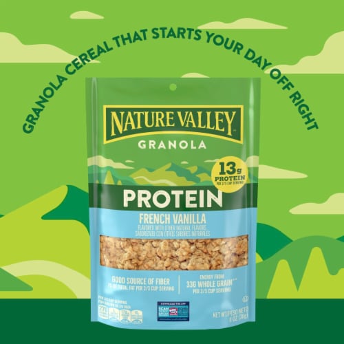 Nature Valley Protein French Vanilla Granola Perspective: top