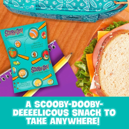 Betty Crocker Scooby Doo Fruit Flavored Family Pack Kids Snacks Perspective: top