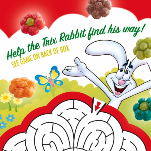 Trix Spring Edition Flower Shapes Fruity Breakfast Cereal Perspective: top