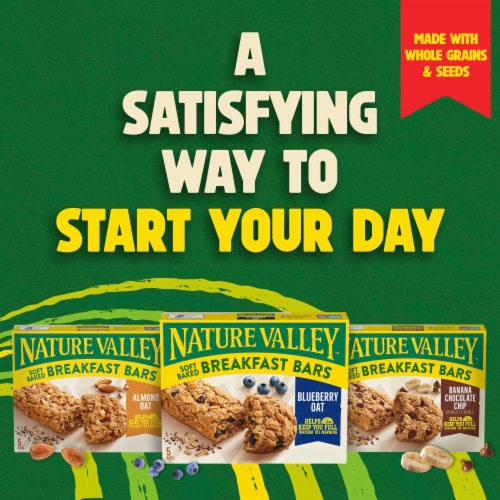 Nature Valley Maple Nut Soft Baked Breakfast Bars Perspective: top