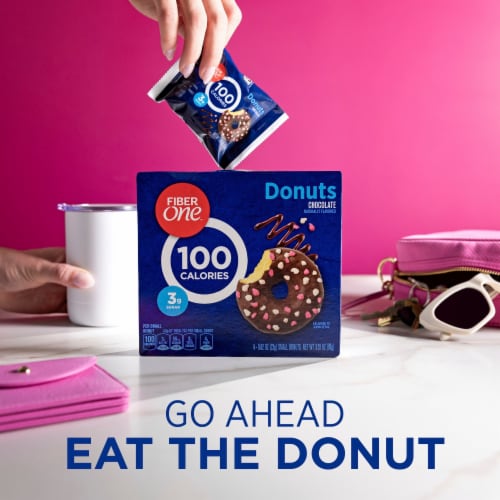 Fiber One 100 Calorie Chocolate Donuts Perspective: top