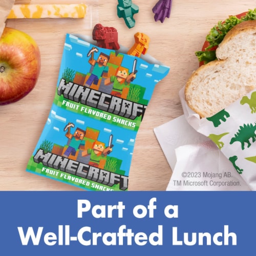Betty Crocker Minecraft Fruit Flavored Kids Snacks Perspective: top