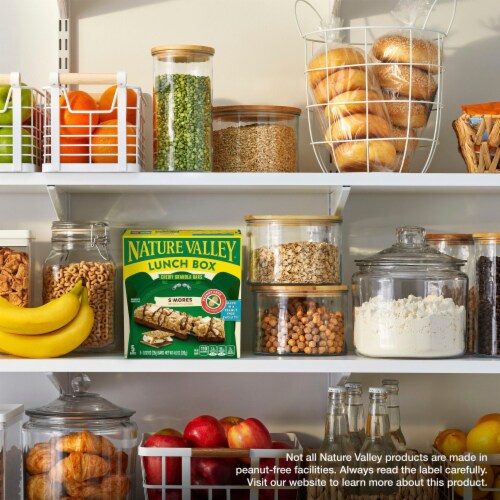 Nature Valley S'mores Peanut Free Lunch Box Chewy Granola Bars Perspective: top