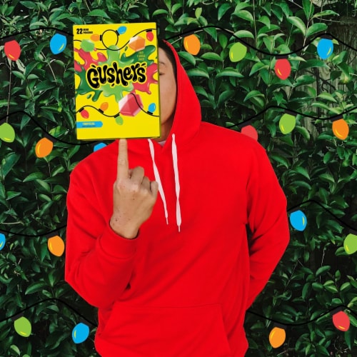 Gushers Holiday Edition Tropical Fruit Flavored Snacks Perspective: top