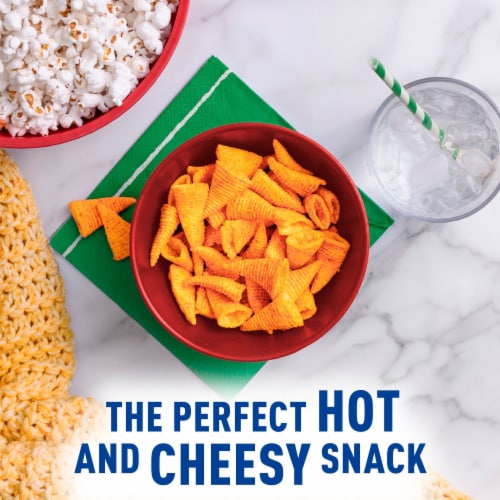 Bugles Tabasco Flavored Crispy Corn Snacks Perspective: top
