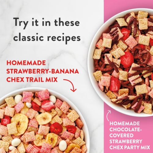 General Mills Strawberry Vanilla Chex Cereal Perspective: top