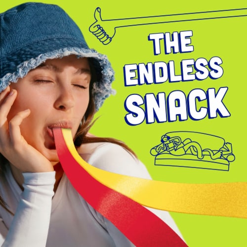 Fruit By The Foot Splitz Fruit Flavored Snacks Watermelon and Lemonade Perspective: top