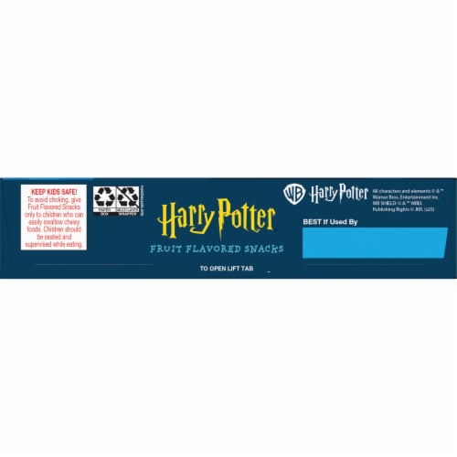 Betty Crocker Harry Potter Fruit Flavored Snacks Perspective: top