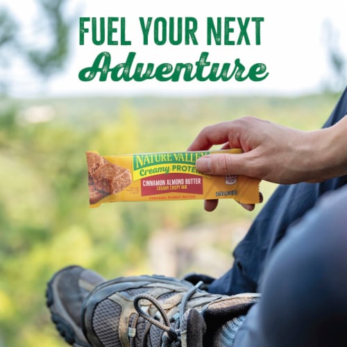 Nature Valley Creamy Protein Cinnamon Almond Butter Snack Bars Perspective: top