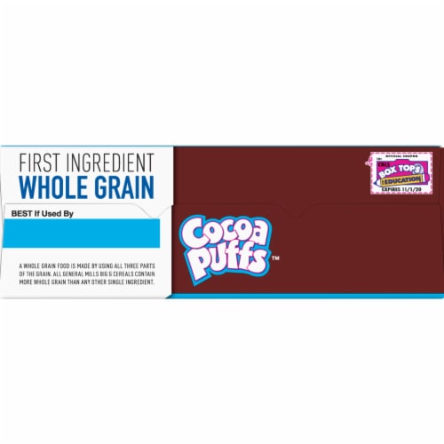 Cocoa Puffs Chocolate Cereal Perspective: top