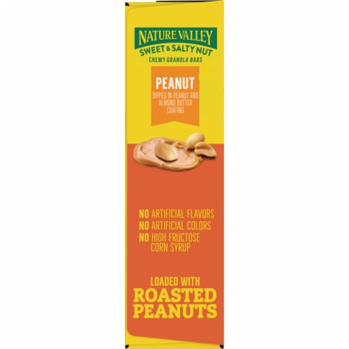 Nature Valley Peanut Sweet and Salty Nut Chewy Granola Bars Perspective: top