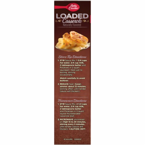 Betty Crocker Loaded Potato Casserole Perspective: top