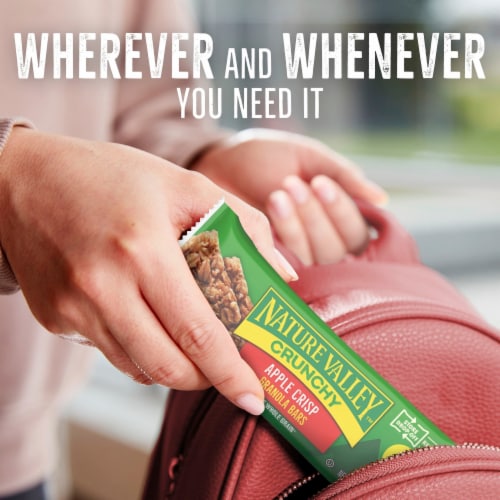 Nature Valley Apple Crisp Crunchy Granola Bars Perspective: top