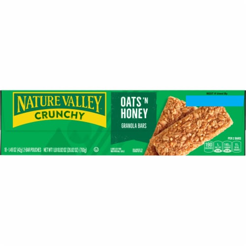 Smith S Food And Drug Nature Valley Crunchy Oat Honey Granola Bars 18 Ct 1 5 Oz